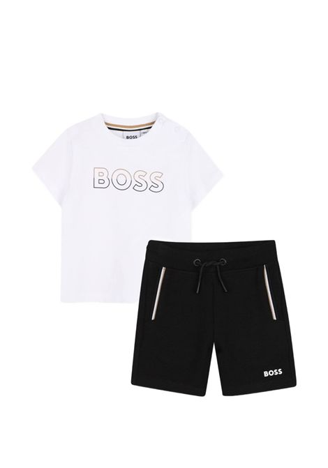 Completo t-shirt e bermuda HUGO BOSS KIDS | J5284609B